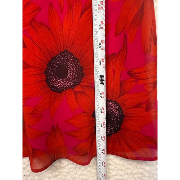 Vintage Y2K 90s Positive Attitude Size 16 Paisley 70s Retro Fairy Midi Dress - Picture 5 of 6